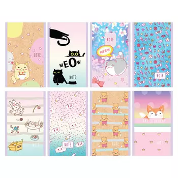 блокнот BG Как делишки А6 32л на скрепке в ассортименте