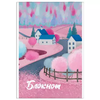 блокнот Пейзаж А5 40 л скоба