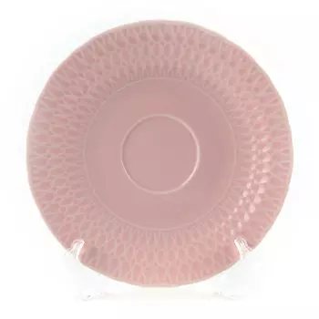 блюдце CMIELOW София 15,7см фарфор розовый