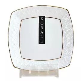 блюдце Снежная королева 10см керамика