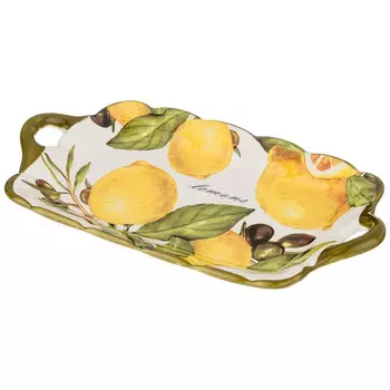 блюдо AGNESS Лемон Три 23,5х14см керамика