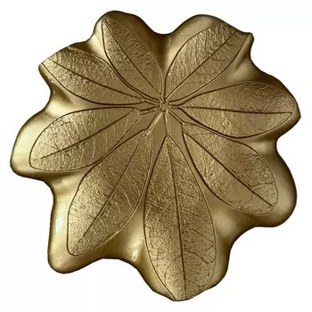 блюдо AKCAM Золотой каштан 21х21см стекло