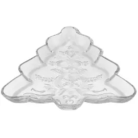 блюдо ATMOSPHERE Happy Holidays 22х21х2см елка стекло