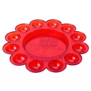 блюдо для яиц 12 яиц 27см пластик