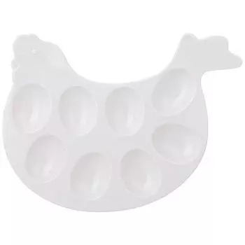 блюдо для яиц LEFARD Sunday Курочка 8 яиц 25,8см фарфор