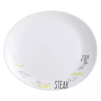 блюдо для стейка LUMINARC Френдс Тайм бистро, овальное, 30x26 см, стеклянное