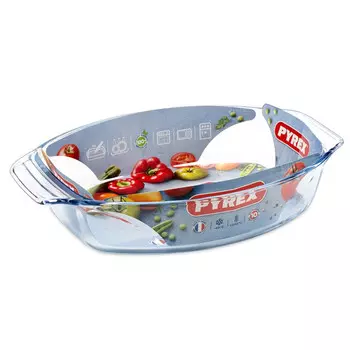 блюдо для запекания PYREX Irresistible 35х24см овальное жаропрочное стекло