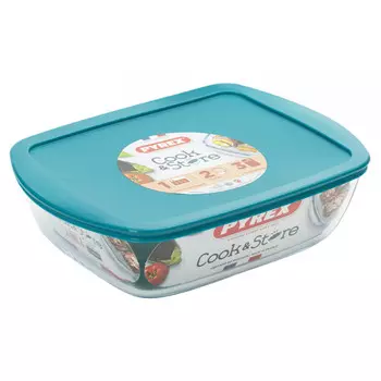 блюдо для запекания PYREX Smart cooking 28х20см прямоугольное с крышкой жаропрочное стекло