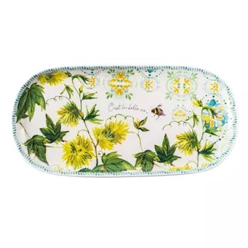 блюдо FIORETTA La Belle vie 24,4x12,5см овальное фарфор