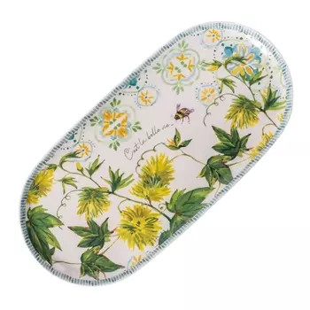 блюдо FIORETTA La Belle vie 33x16,5см овальное фарфор