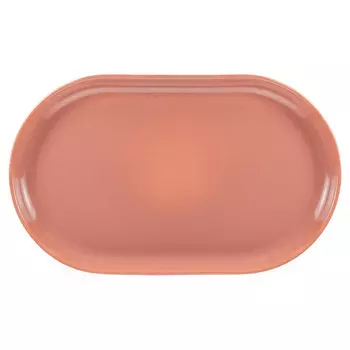блюдо КРИСТАЛЕКС РУС Премиум 32х20,5см прямоугольное керамика кремово-розовый