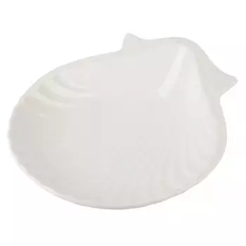 блюдо NOUVELLE HOME Маршмеллоу 23х20х6см ракушка фарфор