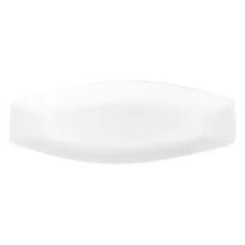 блюдо NOUVELLE HOME Маршмеллоу 26х11см прямоугольное фарфор