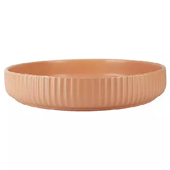 блюдо NOUVELLE HOME Scandi Primerose 24,5см круглое высокое фарфор