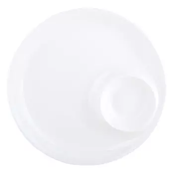 блюдо Общепит Грация 25см круглое с выемкой под соус керамика