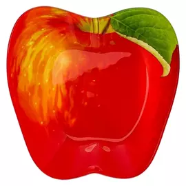 блюдо Red Apple 19х20 см, стеклянное