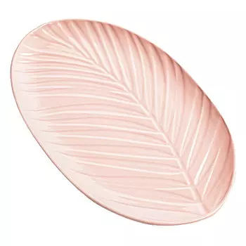 блюдо STENOVA HOME Bali 37х22см овальное фарфор розовый