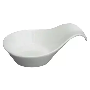 блюдо TUDOR ENGLAND Royal white для закусок 13см фарфор