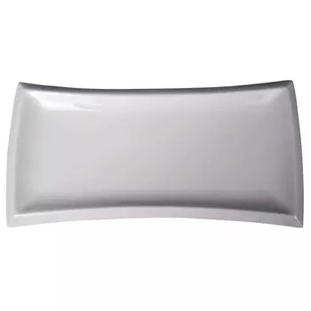 блюдо TUDOR ENGLAND Royal white прямоугольное 37,5х19,2см фарфор