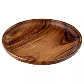 блюдо WALMER Organic 26х26см круглое акация