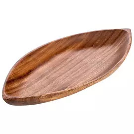 блюдо WALMER Organic Leaf 30х14см акация