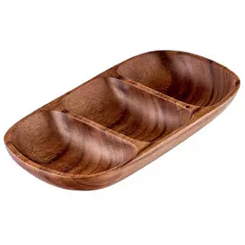 блюдо WALMER Organic овал. 31х16см акация
