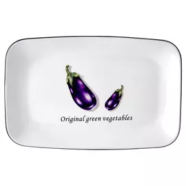 блюдо WALMER Salad прямоугольное 23х15см фарфор