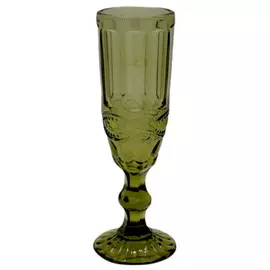 бокал 150мл шампанское стекло зеленый