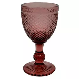 бокал 320мл вино стекло розовый