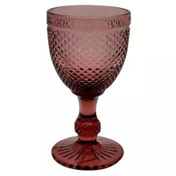 бокал 320мл вино стекло розовый