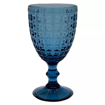 бокал 320мл вино стекло синий