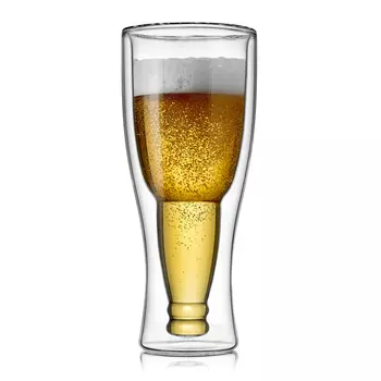 бокал для пива WALMER Beer 480мл двойная стенка стекло