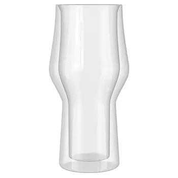 бокал QWERTY Birra 500мл пиво двойная стенка термостекло