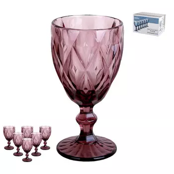 бокал Тебриз фиолетовый 350мл вино стекло