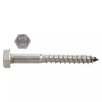 болт сантехнический DIN 571 8х60мм нерж сталь А2 2шт