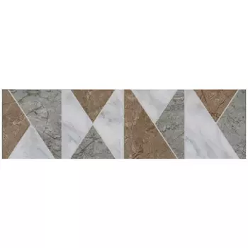 бордюр настенный 20х57 Каприччо серый