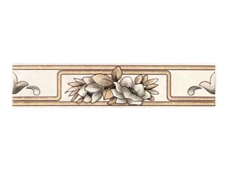 бордюр настенный 25х5,4 ЭЛЕГИЯ, цветы