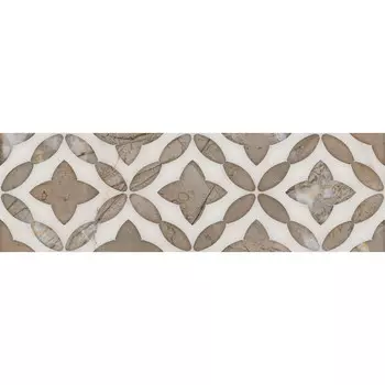 бордюр настенный KERAMA MARAZZI Биеннале 25x7,7 узор глянцевый