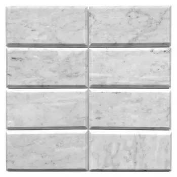 бордюр Natural BRI-088 15х7,5 см белый