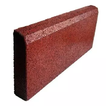 бордюр резиновый 500х200х50мм терракот