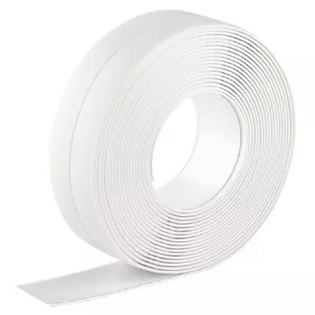 бордюрная лента самоклеющаяся белая 10х10мм х 3,35м