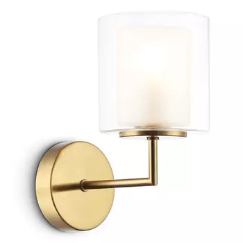 бра AMBRELLA High Light E14 40Вт латунь/белый матовый