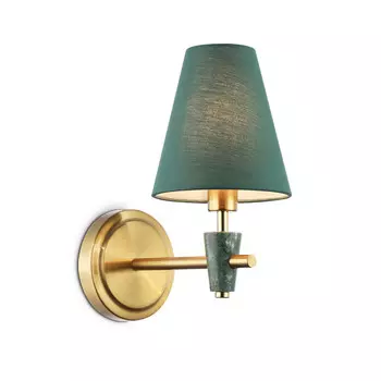 бра AMBRELLA High Light E14 40Вт латунь/зеленый