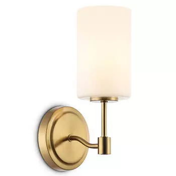 бра AMBRELLA High Light E14 40Вт латунь/белый матовый