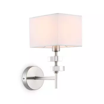 бра AMBRELLA High Light E14 40Вт никель/белый