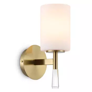 бра AMBRELLA High Light E27 60Вт латунь/белый матовый