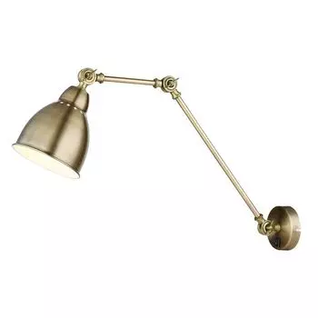 бра ARTE LAMP Braccio E27 1х60Вт металл белый