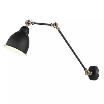 бра ARTE LAMP Braccio E27 1х60Вт металл черный