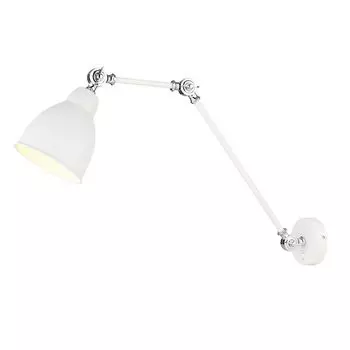 бра ARTE LAMP Braccio E27 1х60Вт металл белый