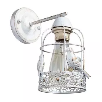бра ARTE LAMP Cincia E27 1х40Вт металл белый